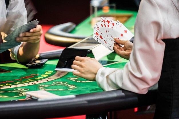 Allbet live blackjack table on unoslot mobile app